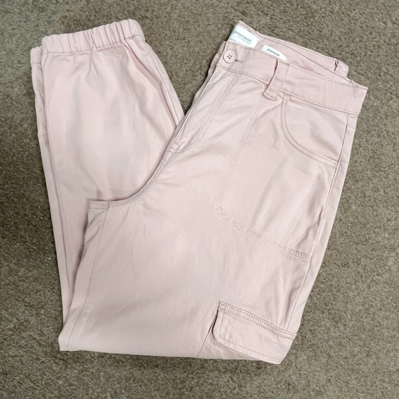 Pink Celebrity Juniors High Rise Cargo Joggers - Picture 2 of 9